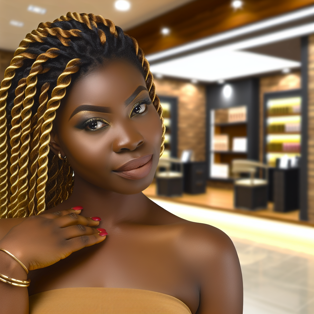 Hair transformation — natural twist-out