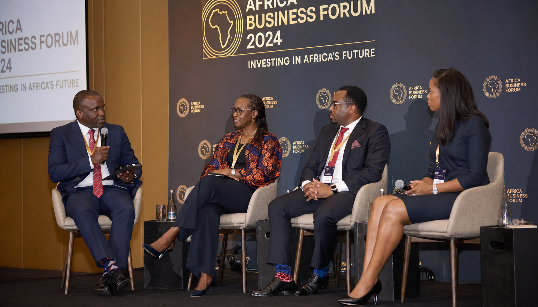 Panel moderator at Africa Business Forum